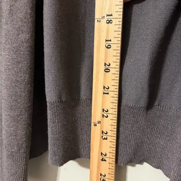 GRACE KARIN size XL brown open front button up soft knit cardigan long sleeve - Picture 9 of 12